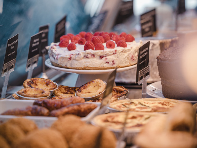 Coffe and homemade cakes, Malmesbury tea shop