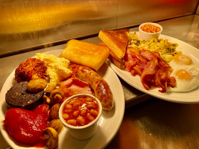 Try our freshly cooked full English breakfast at Michael's Butchers Bristo and Deli in near Cirencester Gloucestershire